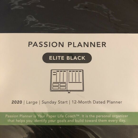 Elite Black 12-Month Dated Planner - Picture 2 of 3